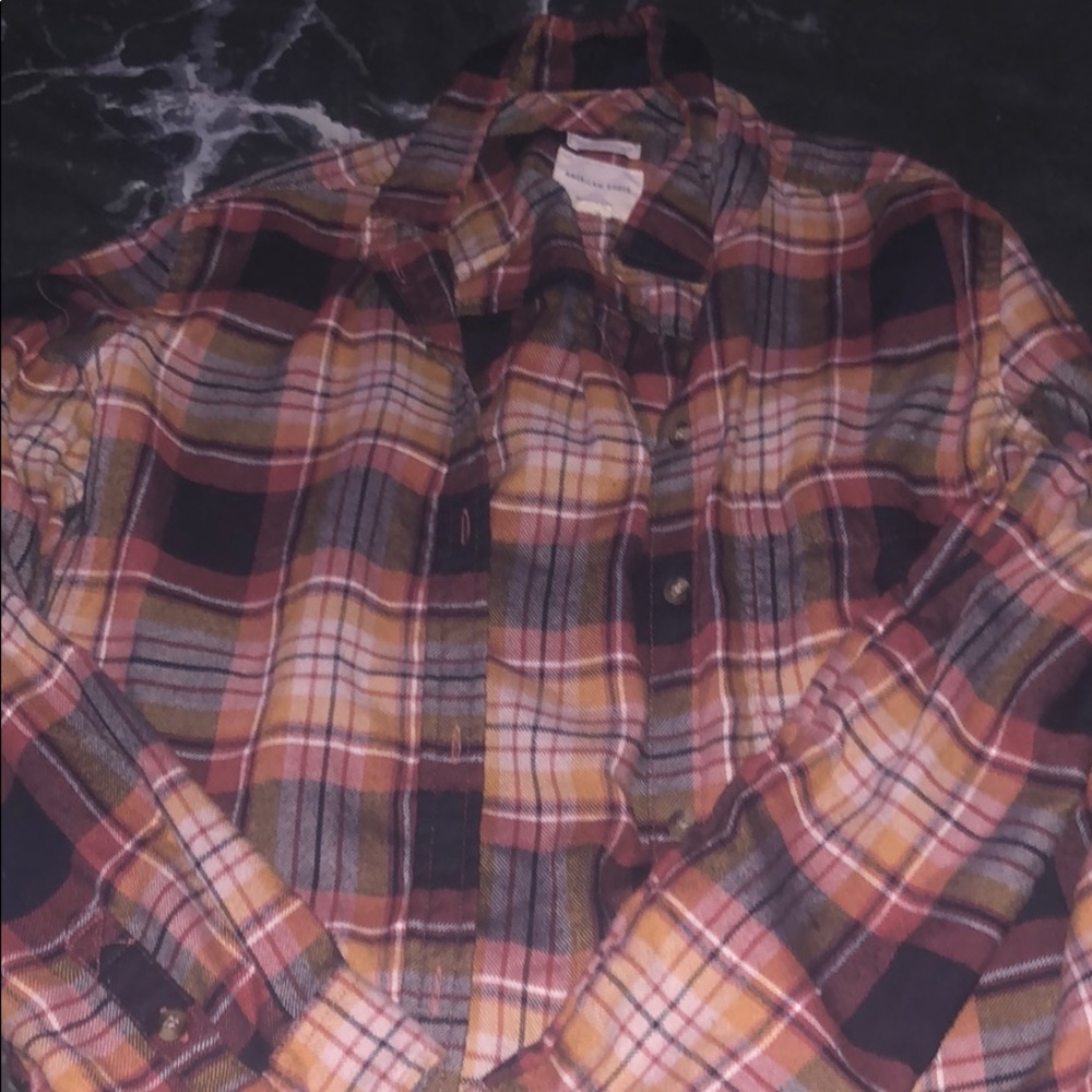 American eagle button up